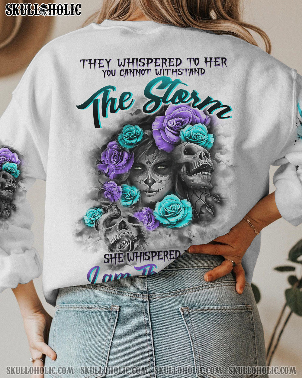 I AM THE STORM SUGAR SKULL ALL OVER PRINT – TLTW0303234