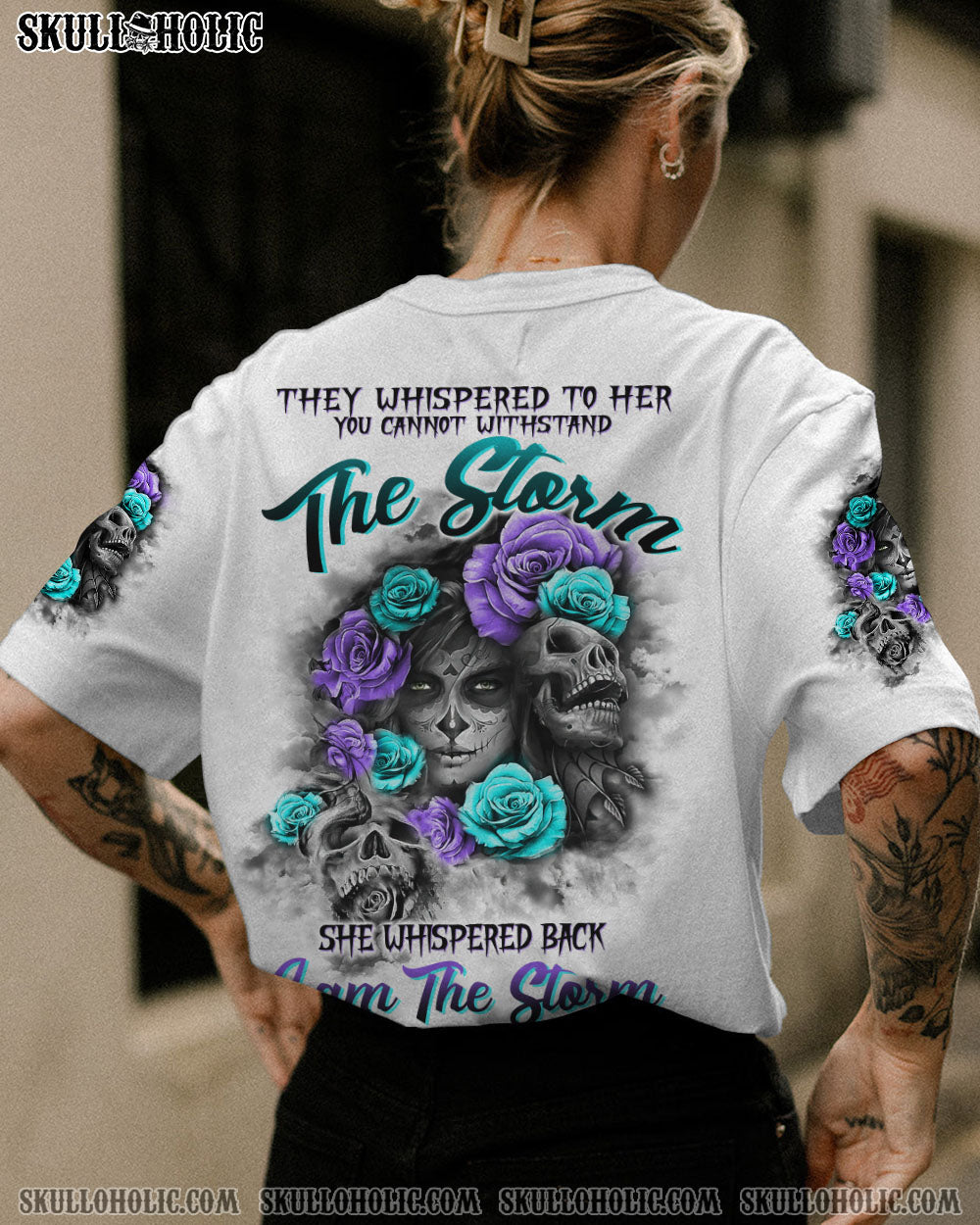 I AM THE STORM SUGAR SKULL ALL OVER PRINT – TLTW0303234