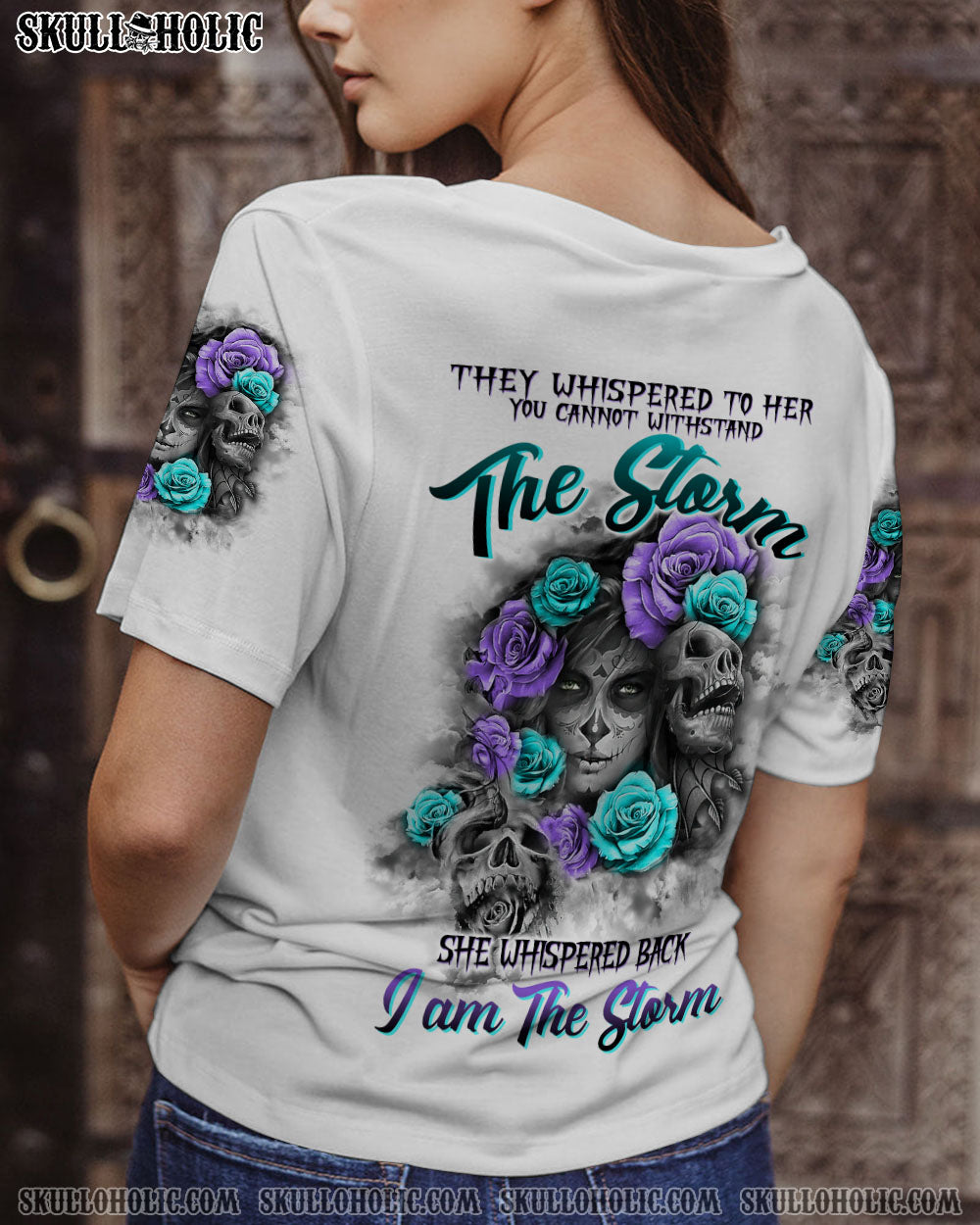 I AM THE STORM SUGAR SKULL ALL OVER PRINT – TLTW0303234
