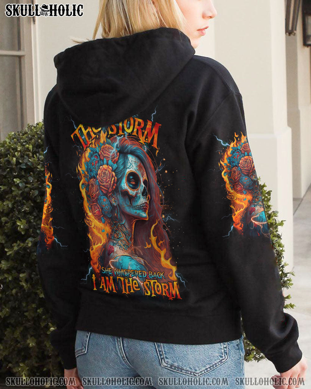I AM THE STORM SUGAR SKULL FIRE ALL OVER PRINT – TLTR1103232