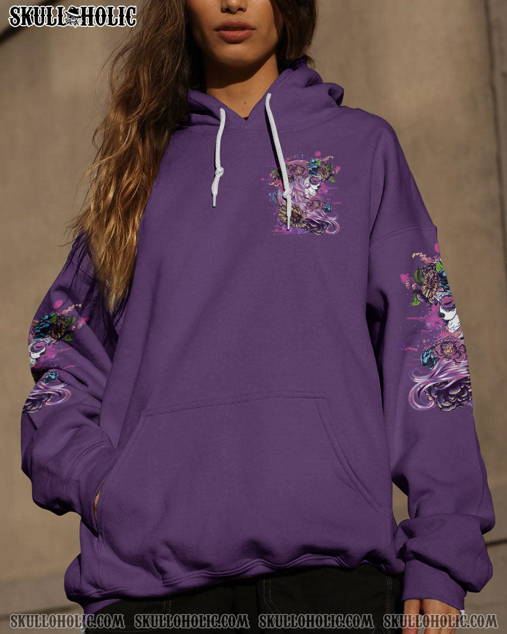 I AM THE STORM SUGAR SKULL FLOWER ALL OVER PRINT – YHHG0304233