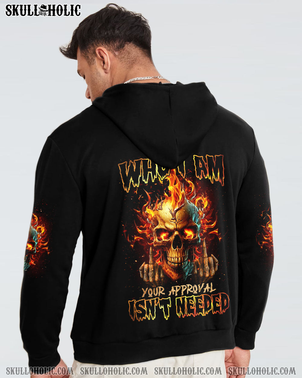 I AM WHO I AM FIRE SKULL ALL OVER PRINT – TLNZ1302232
