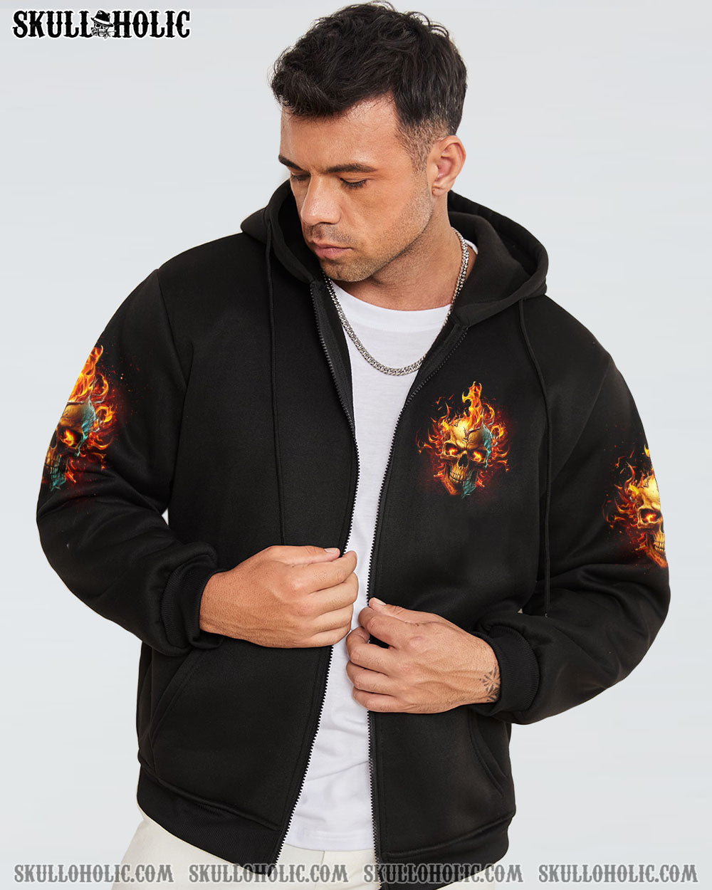 I AM WHO I AM FIRE SKULL ALL OVER PRINT – TLNZ1302232