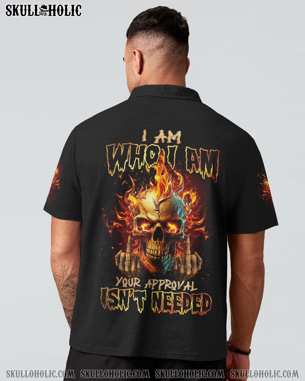 I AM WHO I AM FIRE SKULL ALL OVER PRINT – TLNZ1302232