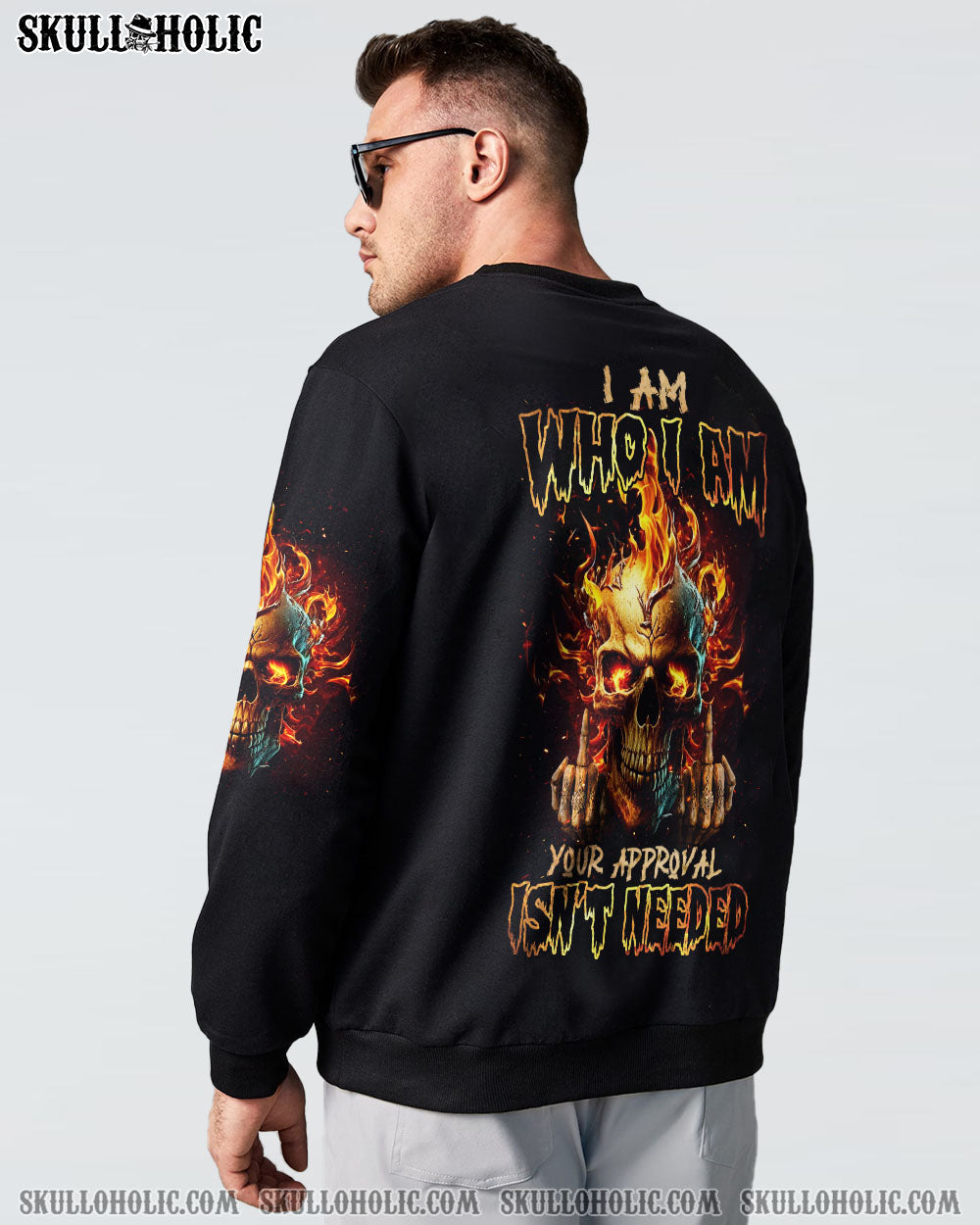 I AM WHO I AM FIRE SKULL ALL OVER PRINT – TLNZ1302232