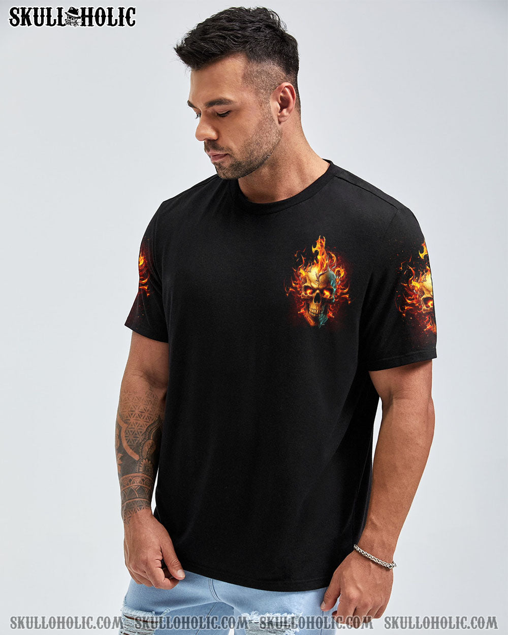 I AM WHO I AM FIRE SKULL ALL OVER PRINT – TLNZ1302232