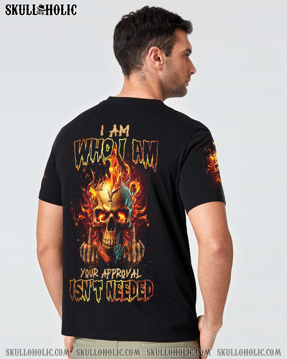 I AM WHO I AM FIRE SKULL ALL OVER PRINT – TLNZ1302232
