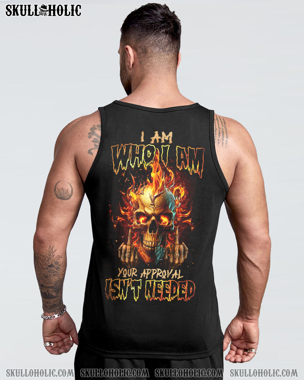 I AM WHO I AM FIRE SKULL ALL OVER PRINT – TLNZ1302232
