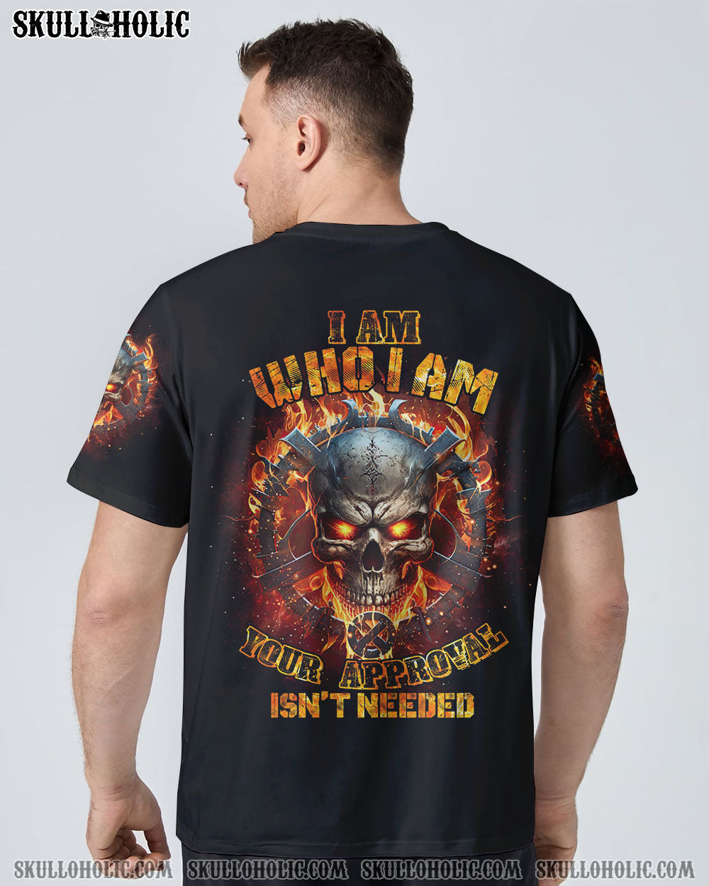 I AM WHO I AM FIRE SKULL CHAIN ALL OVER PRINT – TLTR1002234