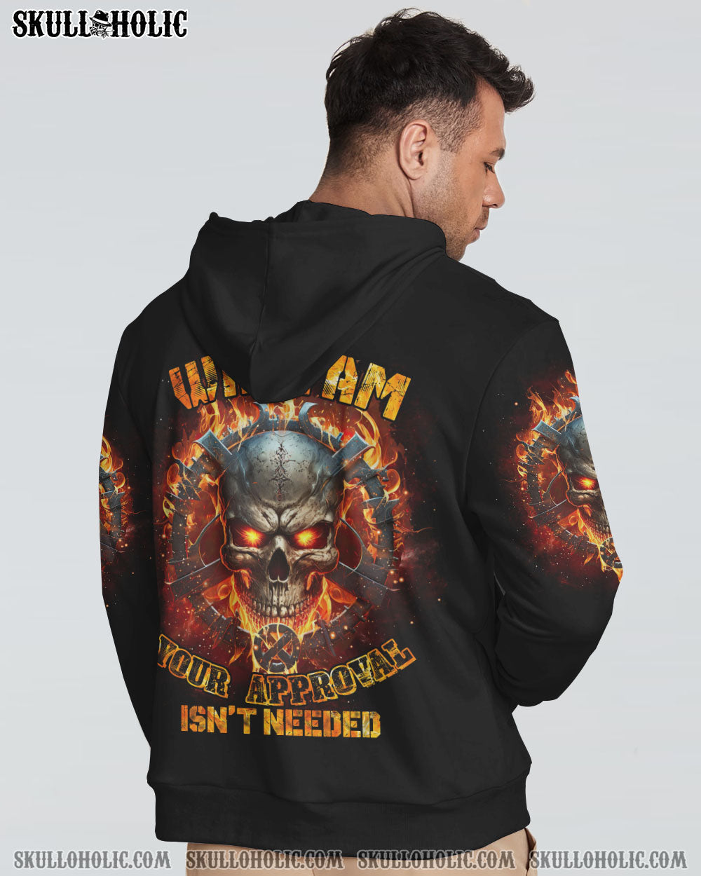 I AM WHO I AM FIRE SKULL CHAIN ALL OVER PRINT – TLTR1002234