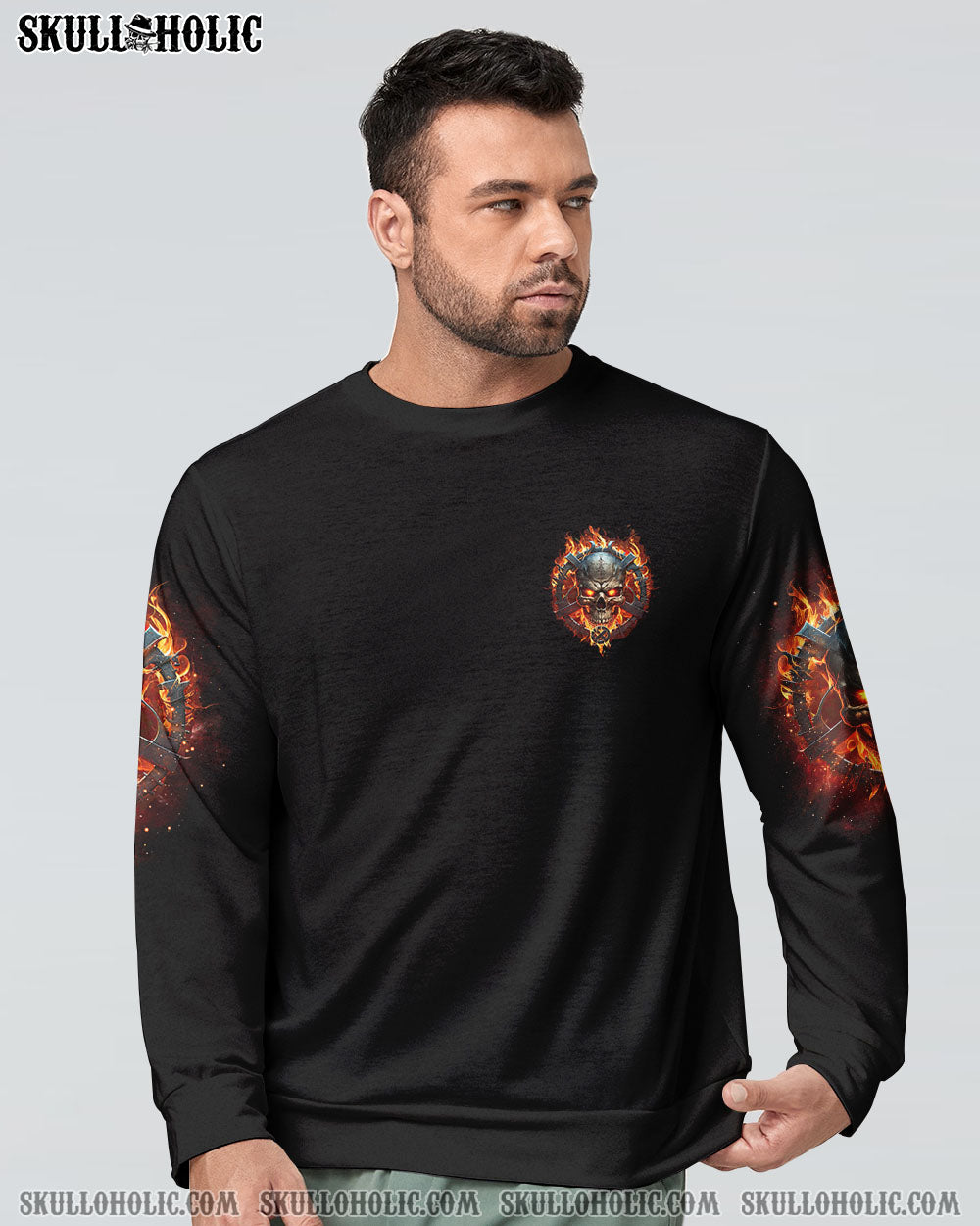 I AM WHO I AM FIRE SKULL CHAIN ALL OVER PRINT – TLTR1002234