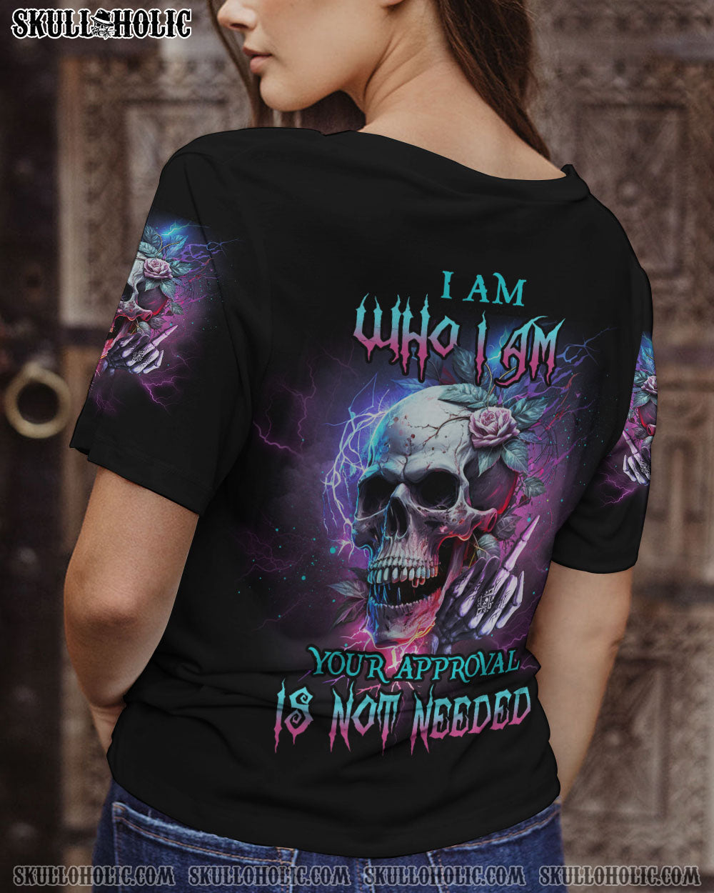 I AM WHO I AM SKULL ALL OVER PRINT – YHDU2303234
