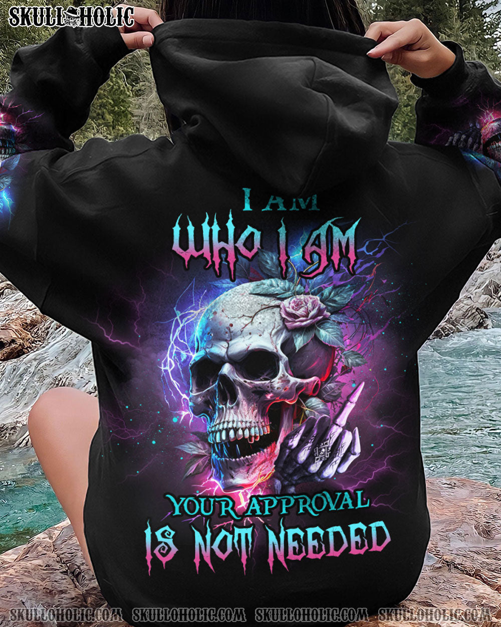 I AM WHO I AM SKULL ALL OVER PRINT - YHDU2303234