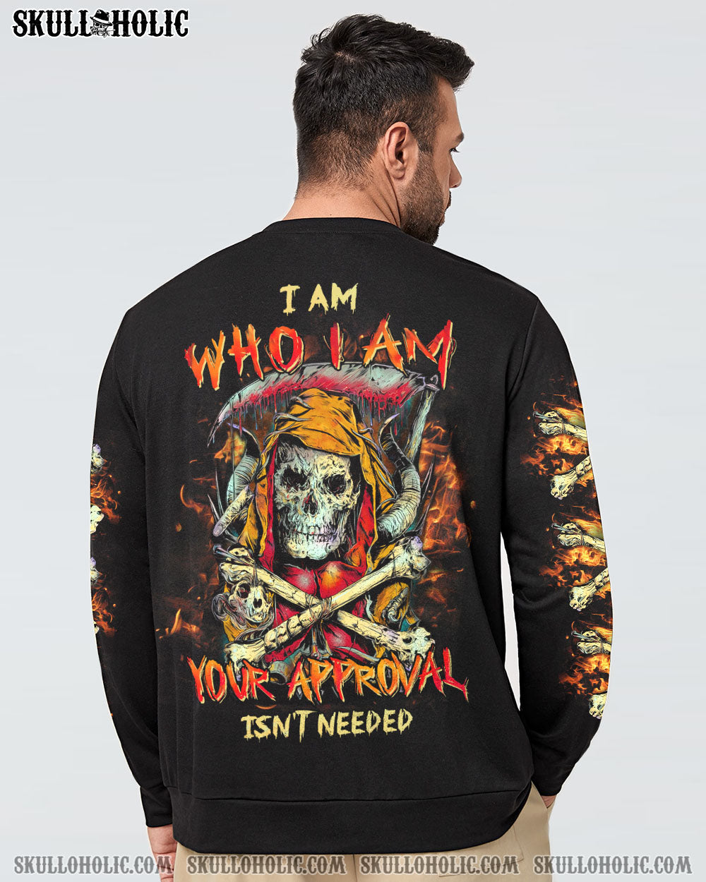 I AM WHO I AM SKULL ALL OVER PRINT – YHHN1603231