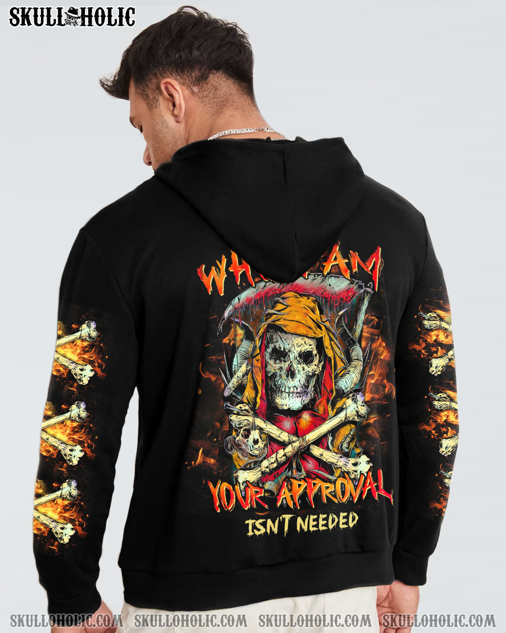 I AM WHO I AM SKULL ALL OVER PRINT – YHHN1603231