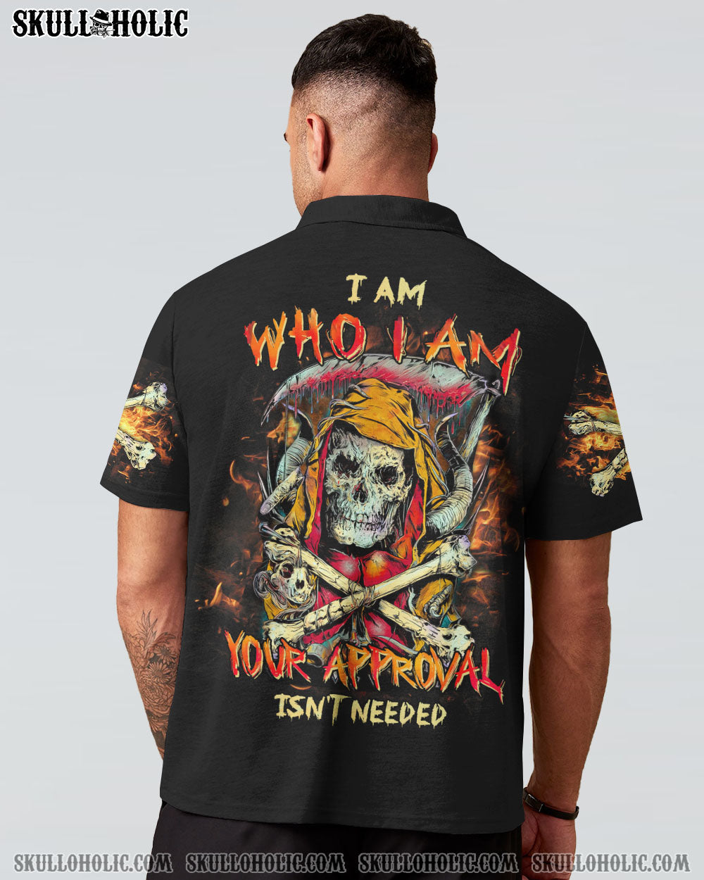 I AM WHO I AM SKULL ALL OVER PRINT – YHHN1603231