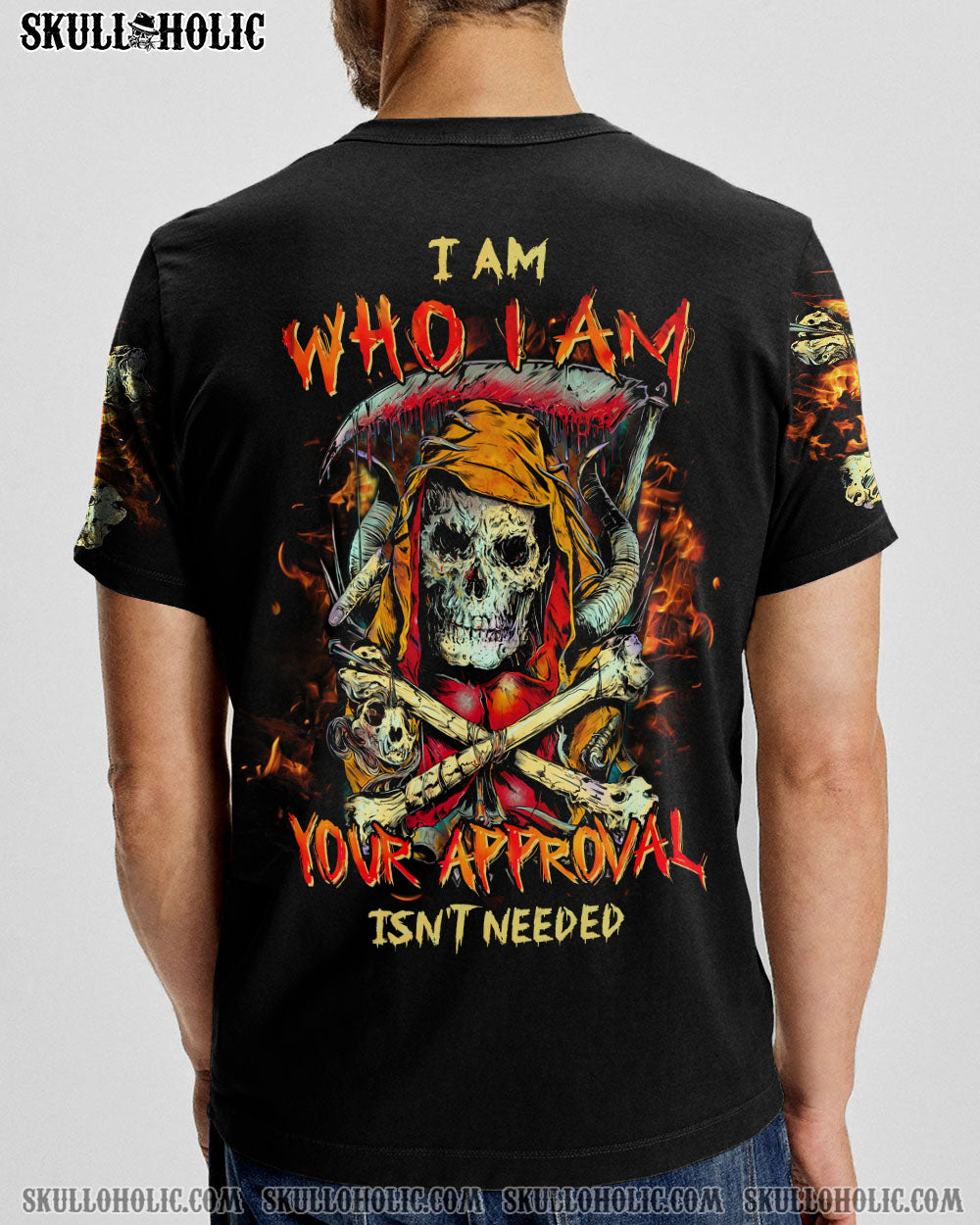 I AM WHO I AM SKULL ALL OVER PRINT – YHHN1603231