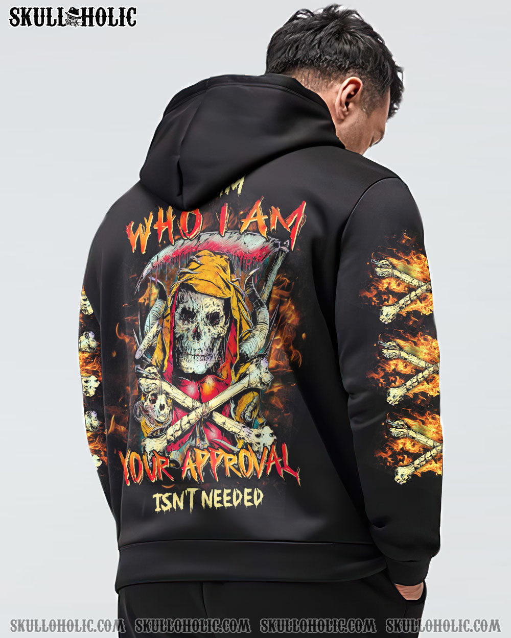 I AM WHO I AM SKULL ALL OVER PRINT – YHHN1603231