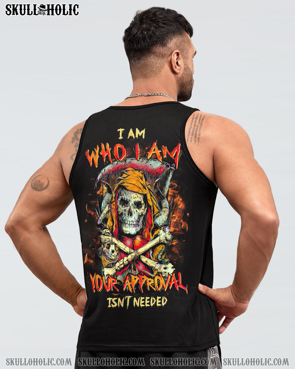 I AM WHO I AM SKULL ALL OVER PRINT – YHHN1603231