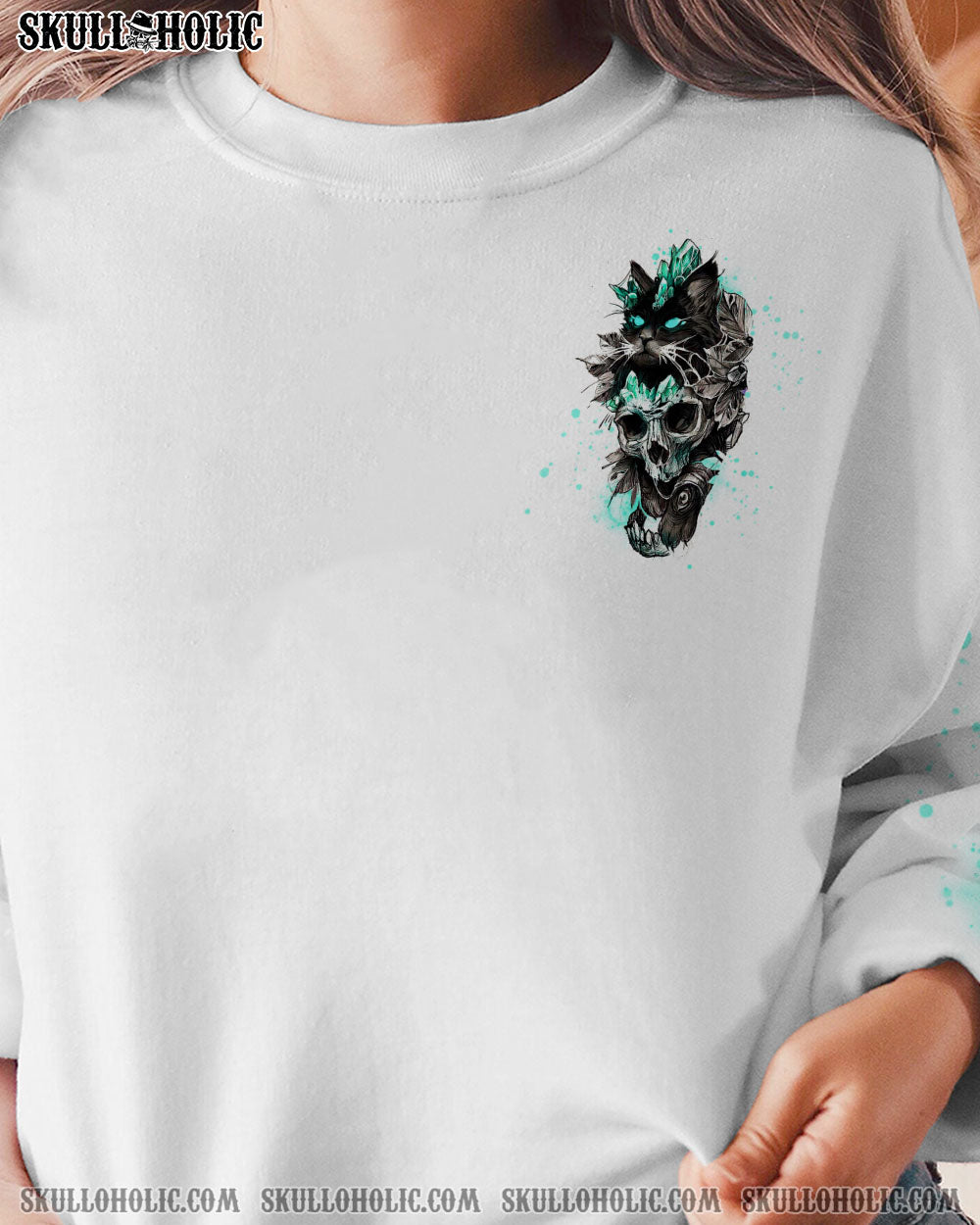 I AM WHO I AM SKULL BLACK CAT ALL OVER PRINT – TLTW2712223