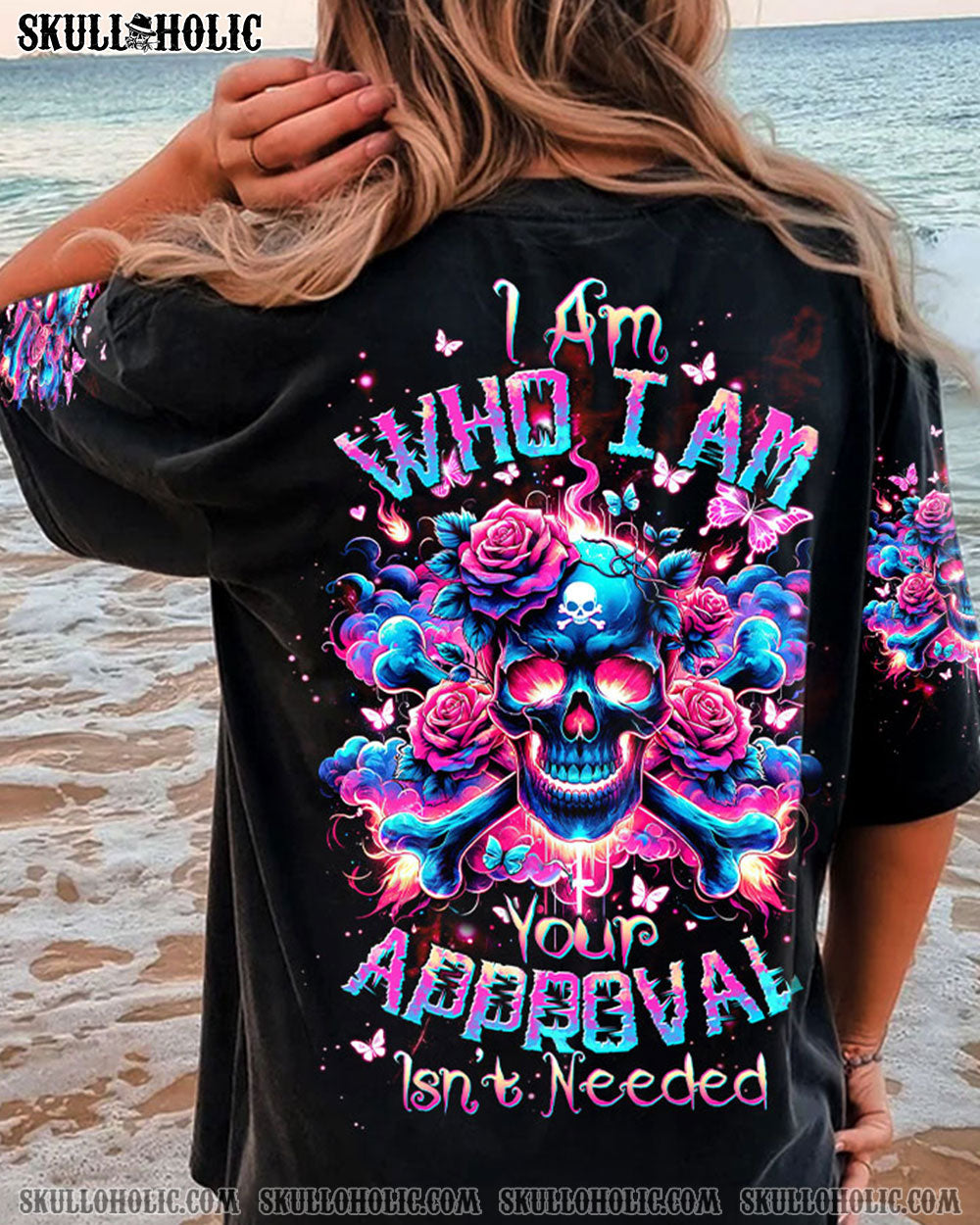 I AM WHO I AM SKULL BONES ALL OVER PRINT - TLTW0102241