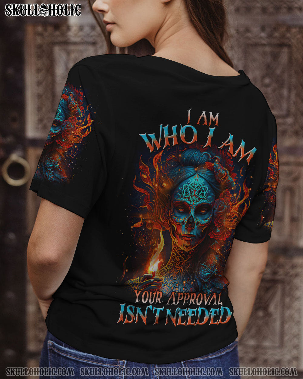 I AM WHO I AM SUGAR SKULL ALL OVER PRINT – TLTR0404234