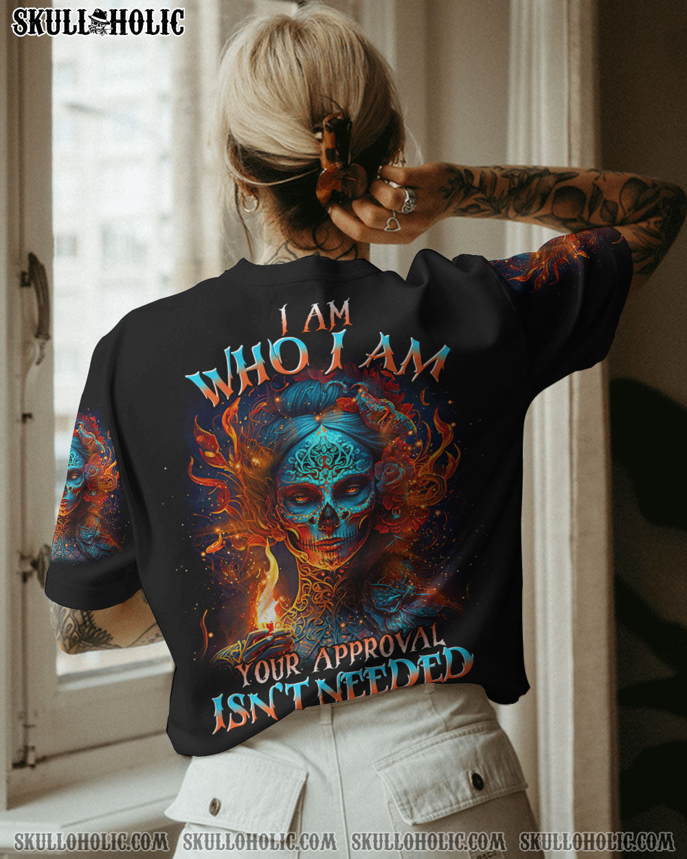 I AM WHO I AM SUGAR SKULL ALL OVER PRINT – TLTR0404234