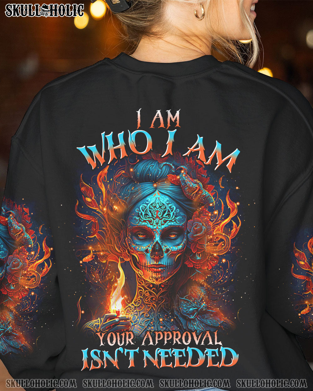 I AM WHO I AM SUGAR SKULL ALL OVER PRINT – TLTR0404234