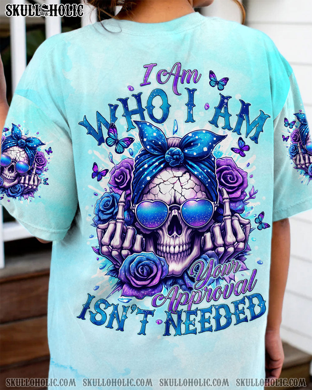 I AM WHO I AM TIE DYE ALL OVER PRINT - TYTD2207243