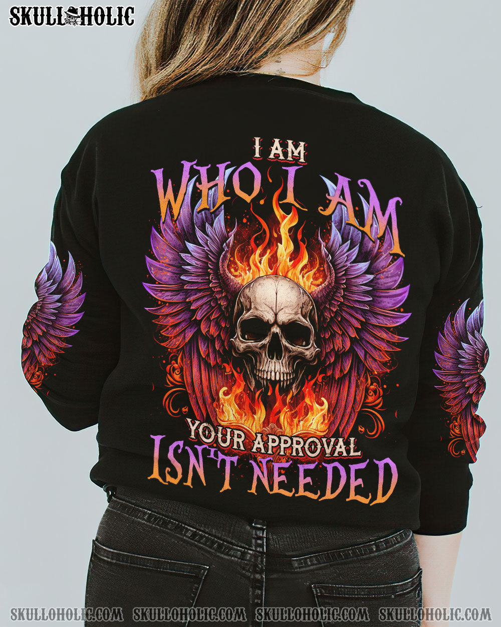 I AM WHO I AM WINGS SKULL ALL OVER PRINT – TLTM1002231