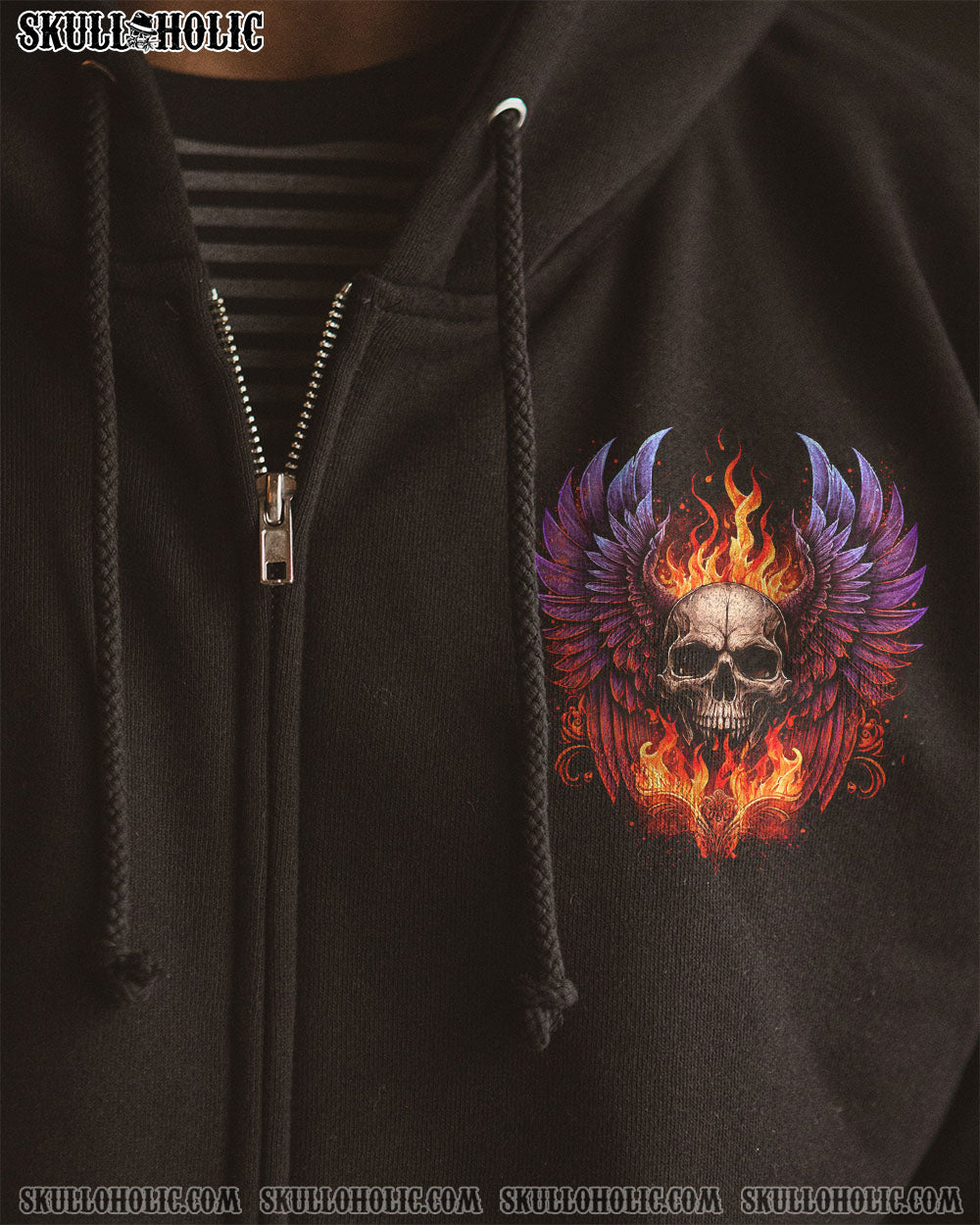 I AM WHO I AM WINGS SKULL ALL OVER PRINT – TLTM1002231