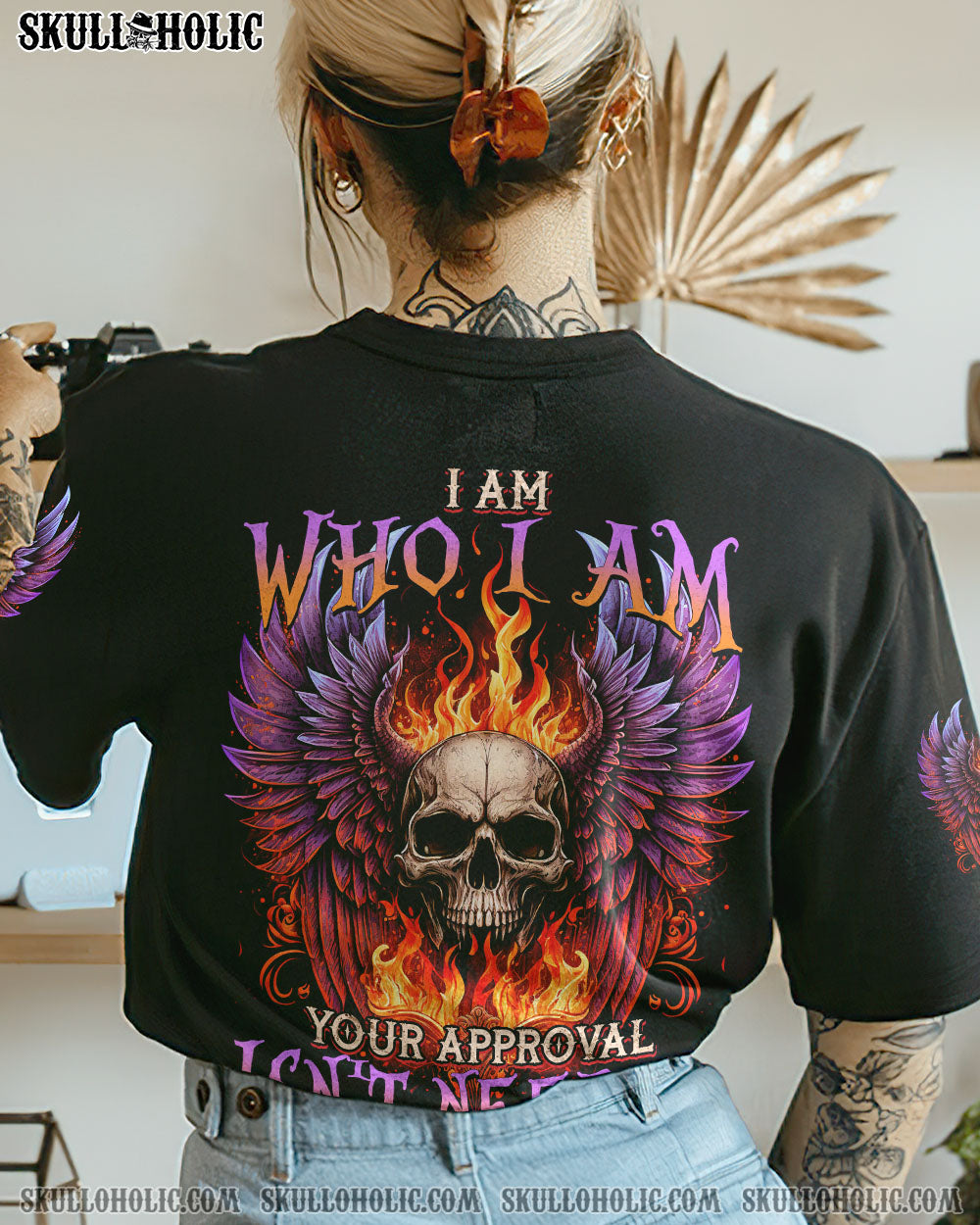 I AM WHO I AM WINGS SKULL ALL OVER PRINT – TLTM1002231