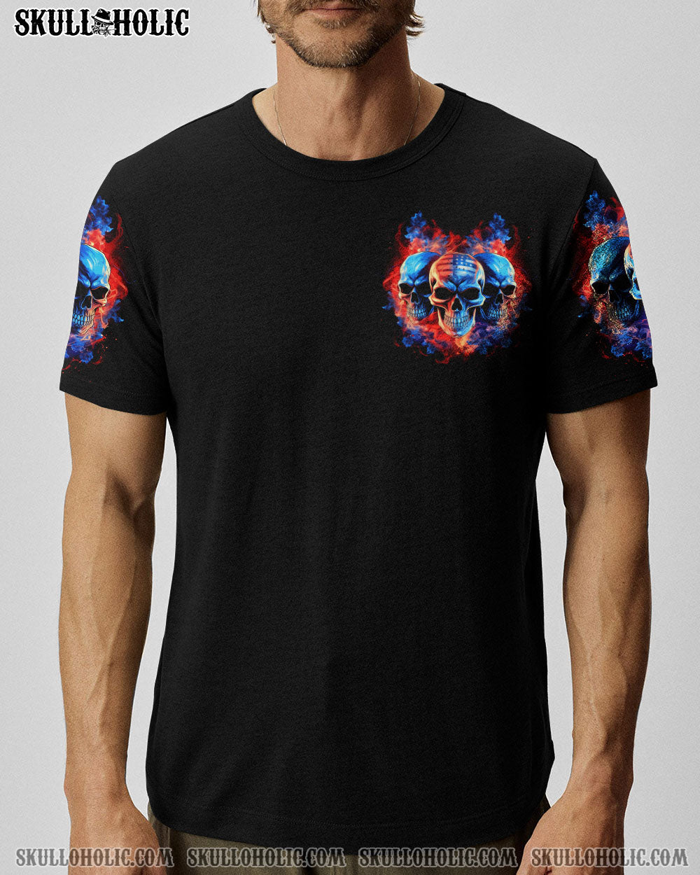 I BELIEVE IN RESPECT 3 SKULLS ALL OVER PRINT – TLNT1205233