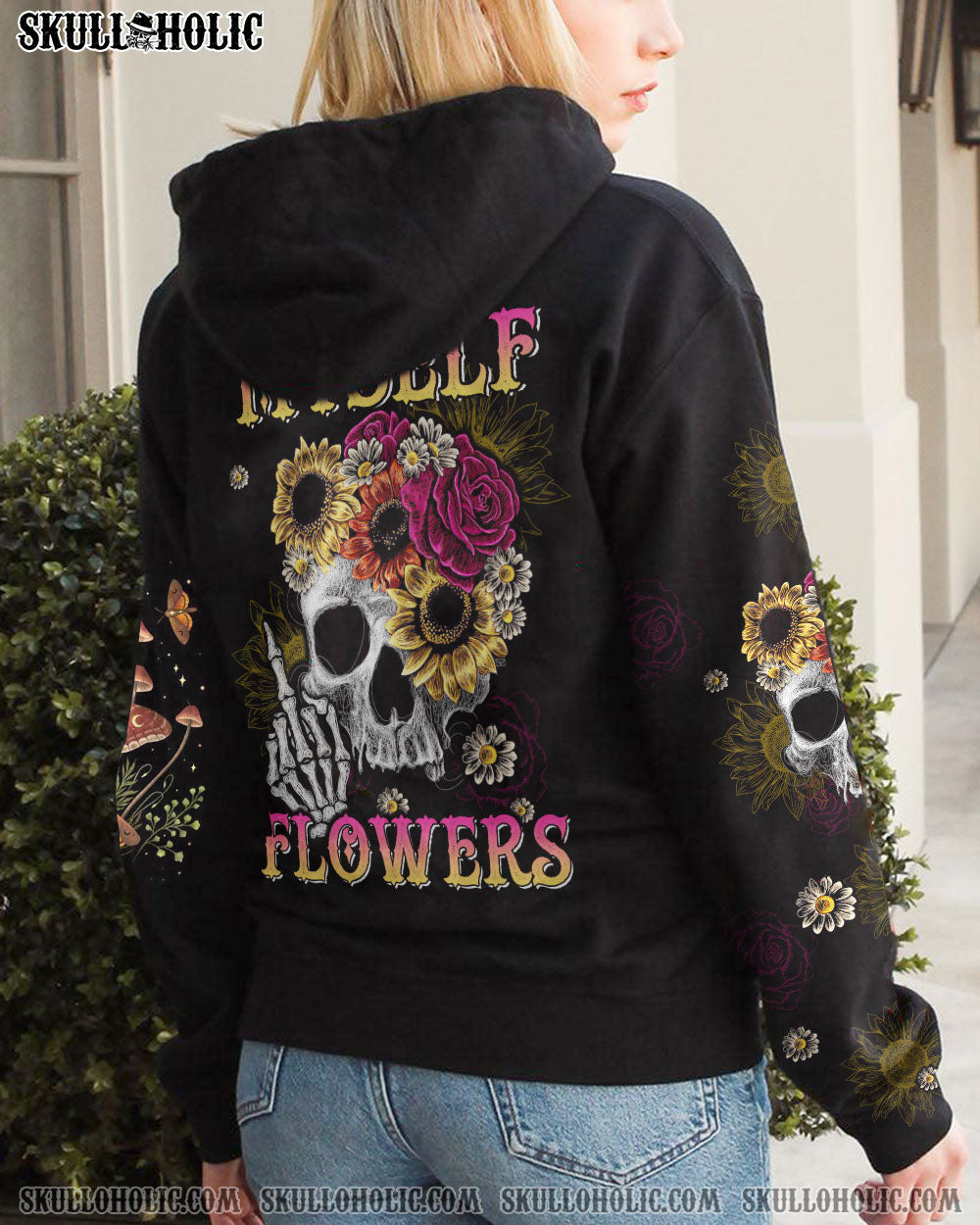 I CAN BUY MYSELF FLOWER SKULL ALL OVER PRINT – TLTW1603234