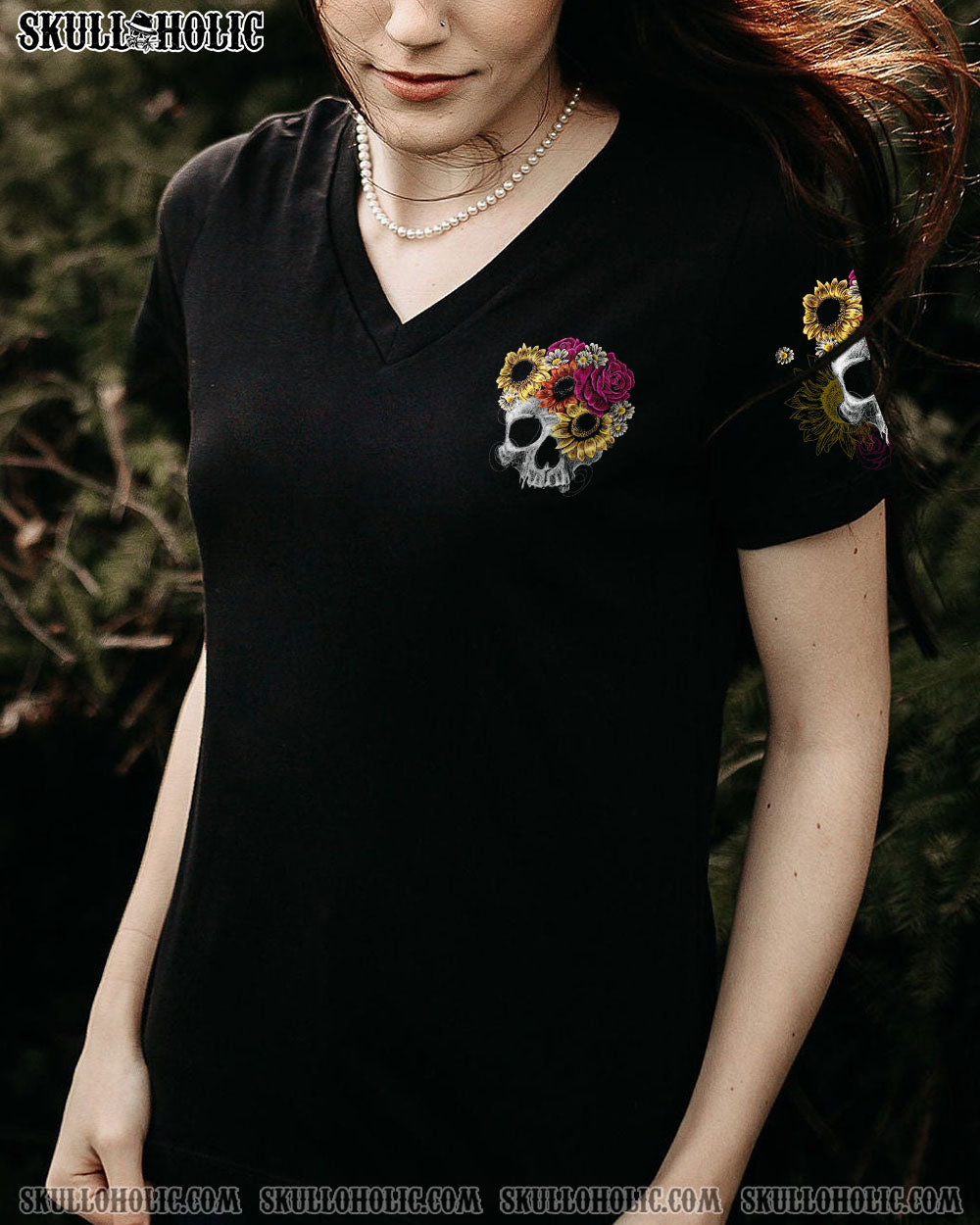 I CAN BUY MYSELF FLOWER SKULL ALL OVER PRINT – TLTW1603234