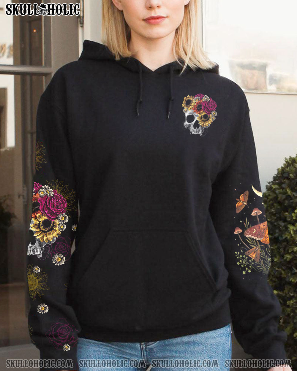 I CAN BUY MYSELF FLOWER SKULL ALL OVER PRINT – TLTW1603234