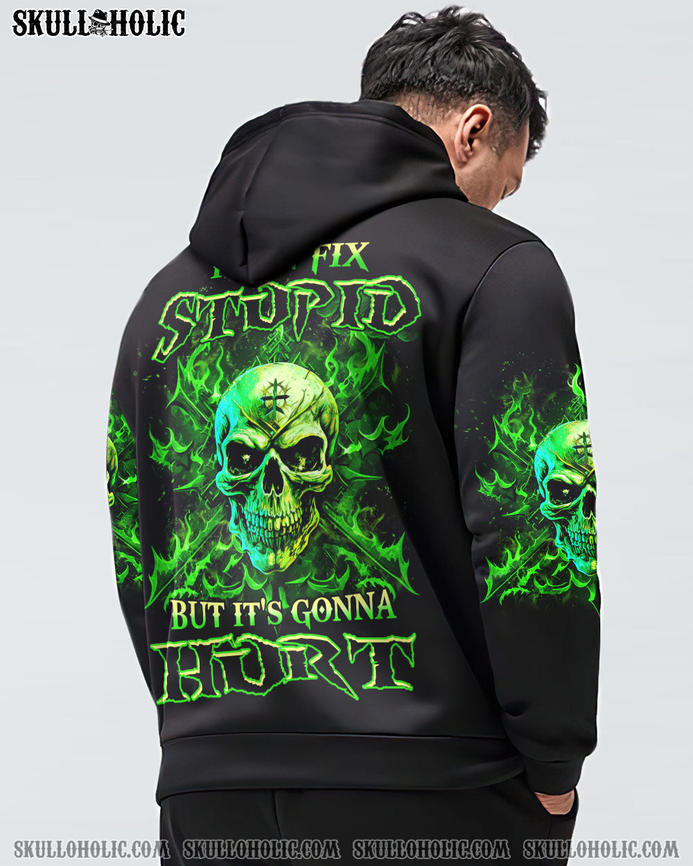 I CAN FIX STUPID BUT IT’S GONNA HURT ALL OVER PRINT – YHHN0908231