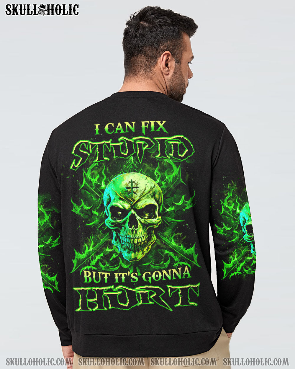 I CAN FIX STUPID BUT IT’S GONNA HURT ALL OVER PRINT – YHHN0908231