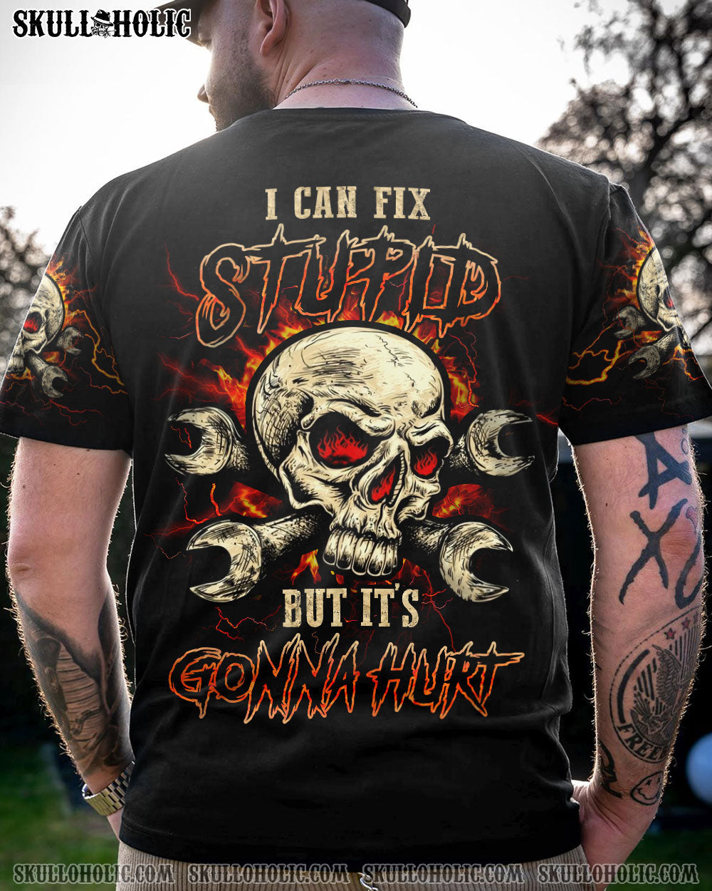 I CAN FIX STUPID BUT IT'S GONNA HURT ALL OVER PRINT - YHLN2802232