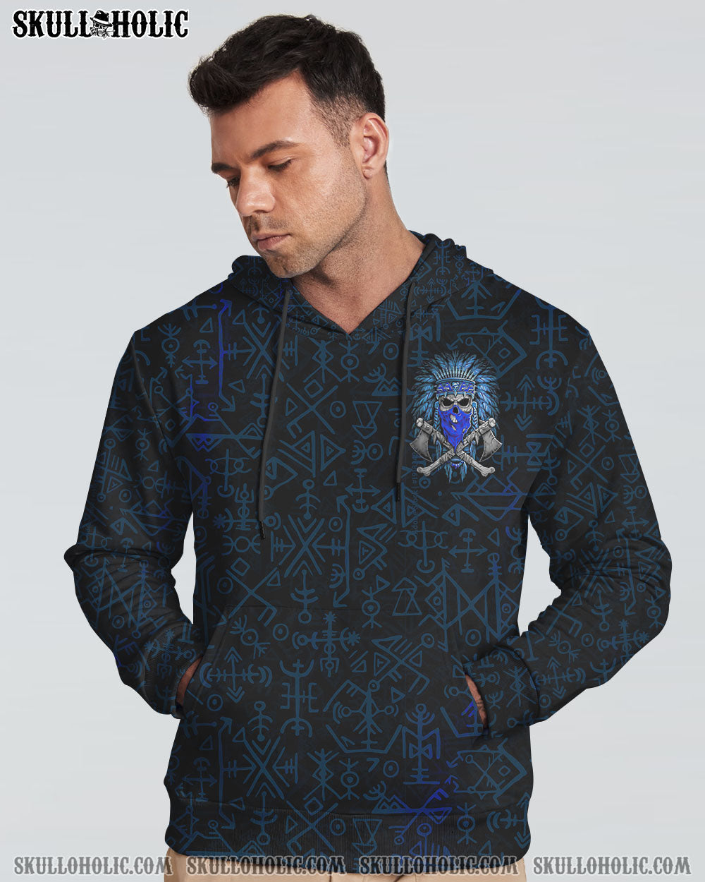 I CAN FIX STUPID NATIVE SKULL ALL OVER PRINT – TLTM3101234