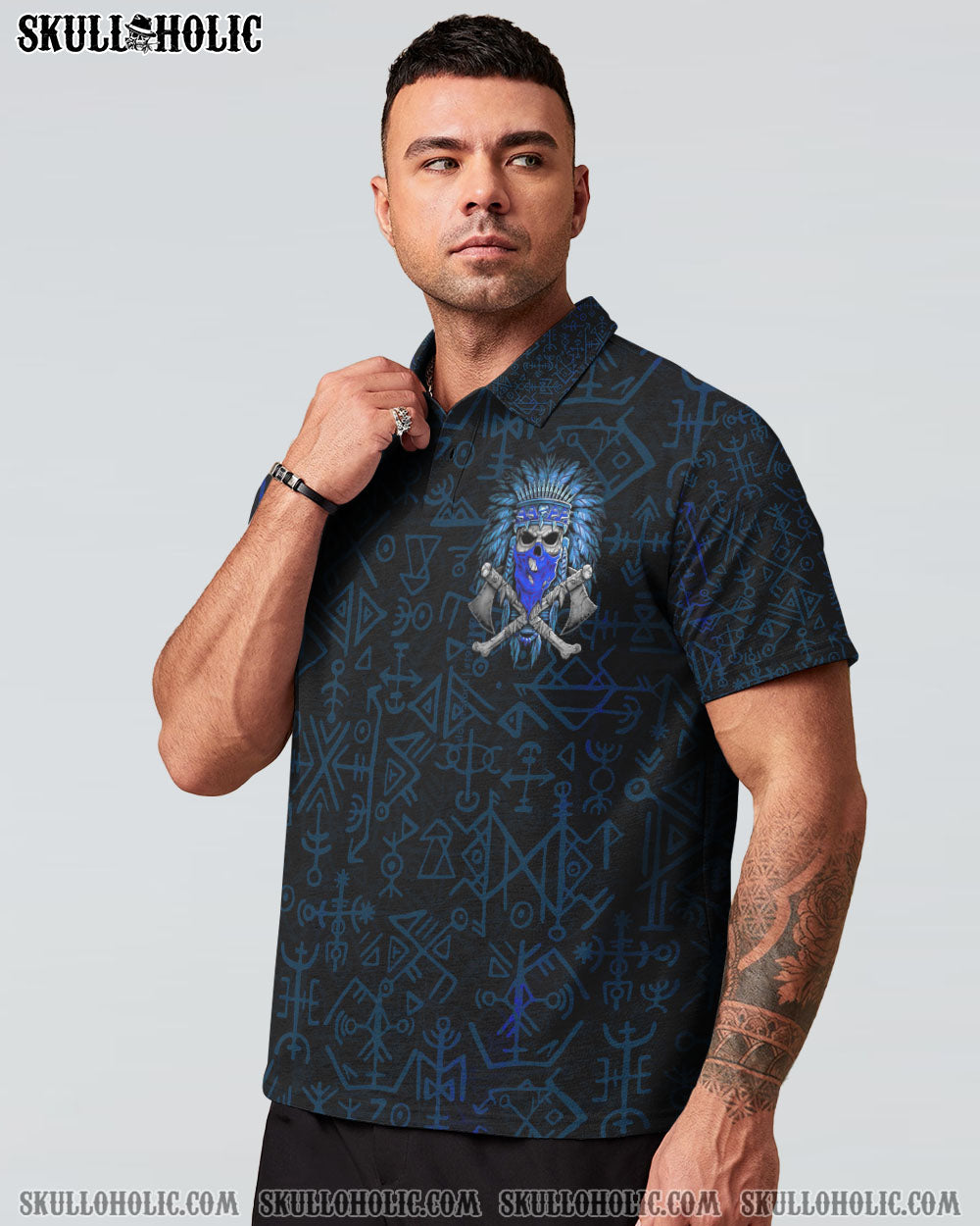 I CAN FIX STUPID NATIVE SKULL ALL OVER PRINT – TLTM3101234
