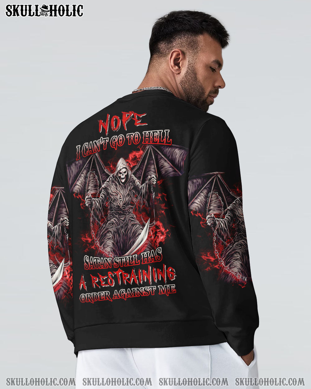 I CAN’T GO TO HELL REAPER SKULL ALL OVER PRINT – YHHN1301233