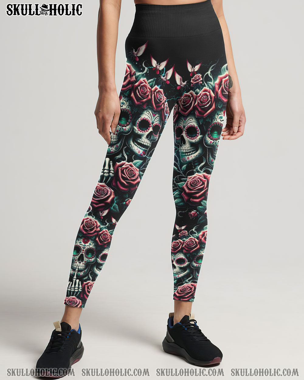 I CHECKED MY RECEIPT SKULL ROSE ALL OVER PRINT – TLNZ1011231