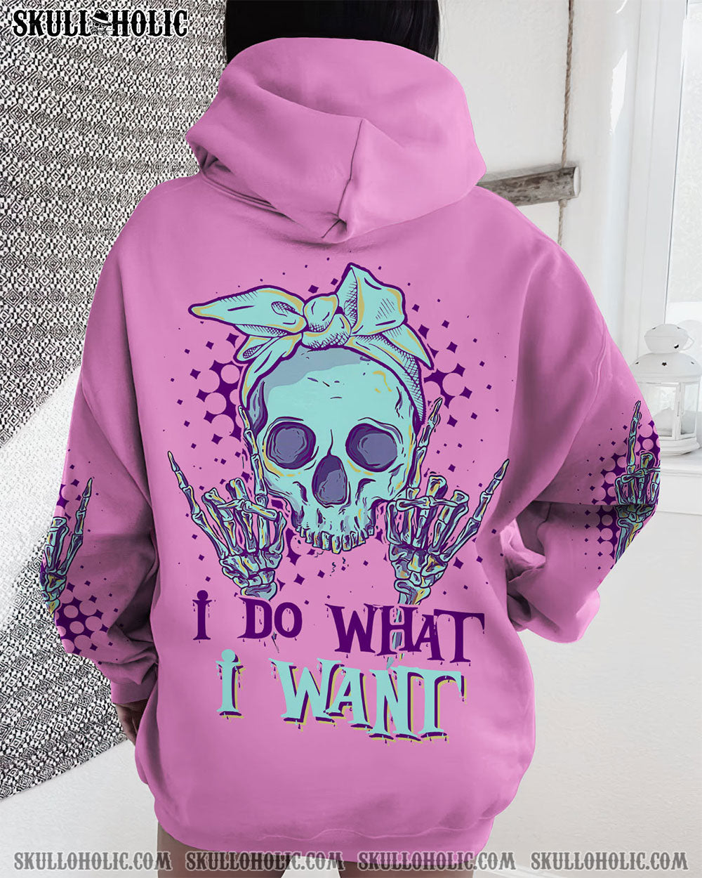 I DO WHAT I WANT SKULL ALL OVER PRINT - TLTR2211221