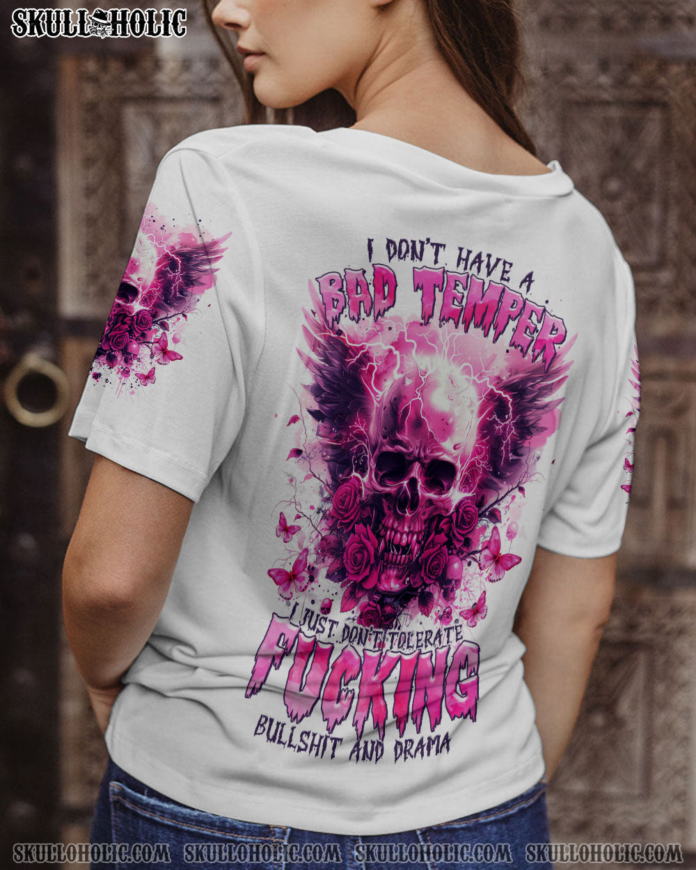 I DON’T HAVE A BAD TEMPER SKULL WINGS ALL OVER PRINT – TLTR2902241