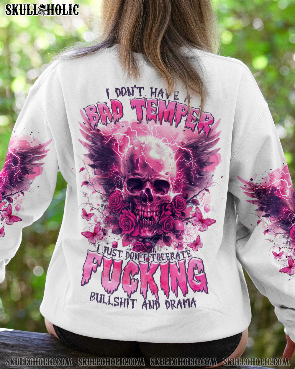 I DON’T HAVE A BAD TEMPER SKULL WINGS ALL OVER PRINT – TLTR2902241