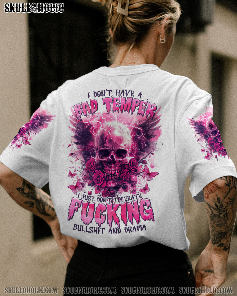 I DON’T HAVE A BAD TEMPER SKULL WINGS ALL OVER PRINT – TLTR2902241