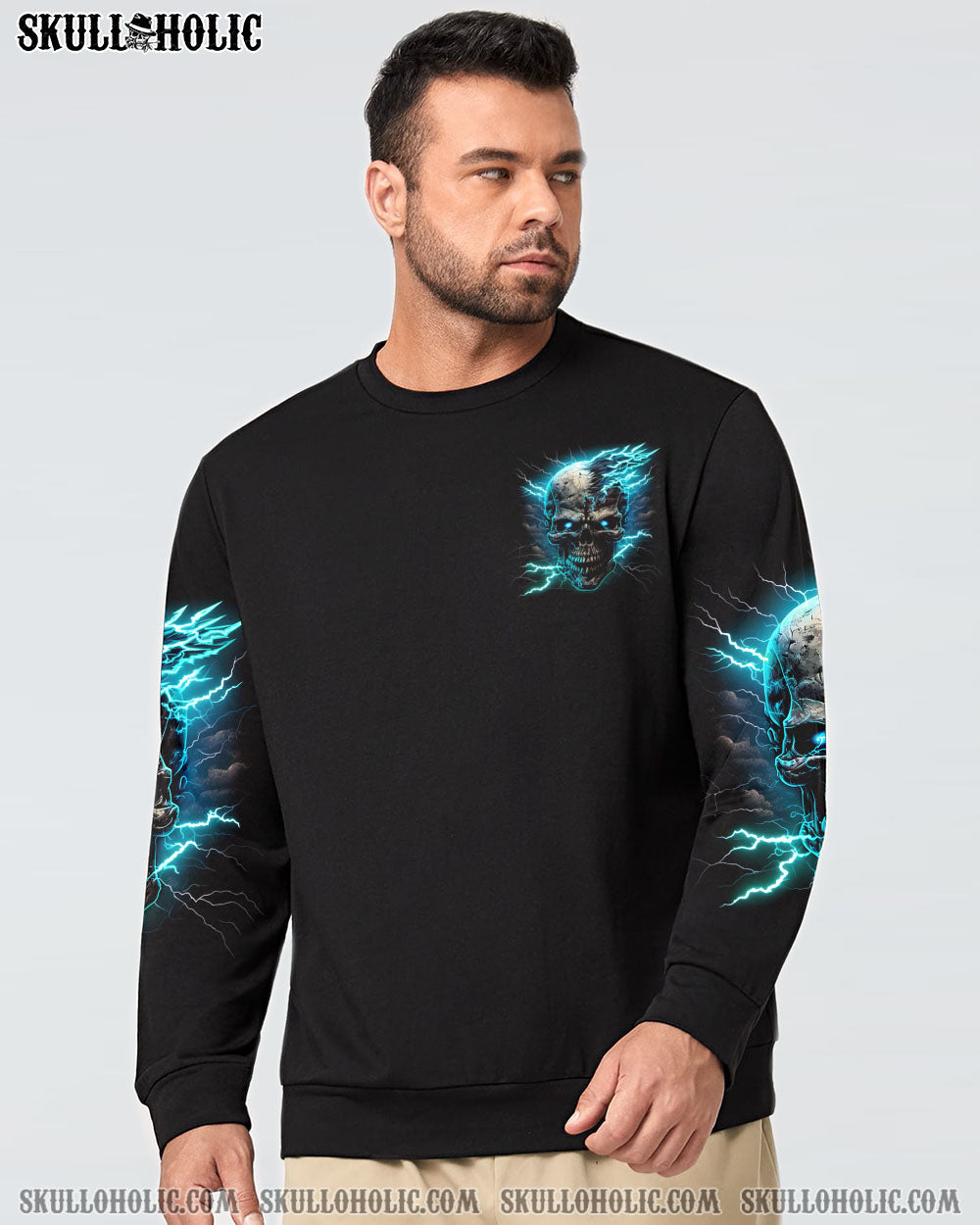 I DON’T HAVE A BAD TEMPER THUNDER SKULL ALL OVER PRINT – TLTW0404235