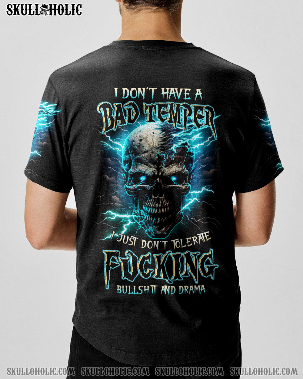 I DON’T HAVE A BAD TEMPER THUNDER SKULL ALL OVER PRINT – TLTW0404235