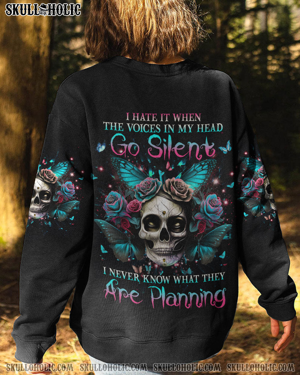 I HATE IT WHEN THE VOICES IN MY HEAD GO SILENT ALL OVER PRINT – YHHG1603231